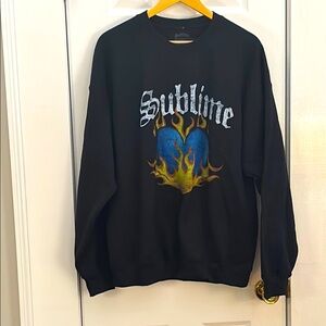 Sublime unisex black sweatshirt - size XL  NWT
